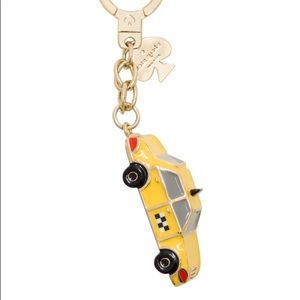 ❤️SALE❤️Kate Spade ♠️ Taxi enamel key Fob Keychain